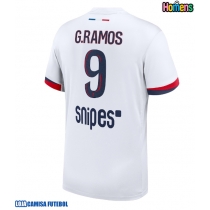 Camisa de Futebol Paris Saint-Germain Goncalo Ramos #9 Equipamento Secundário 2025-26 Manga Curta